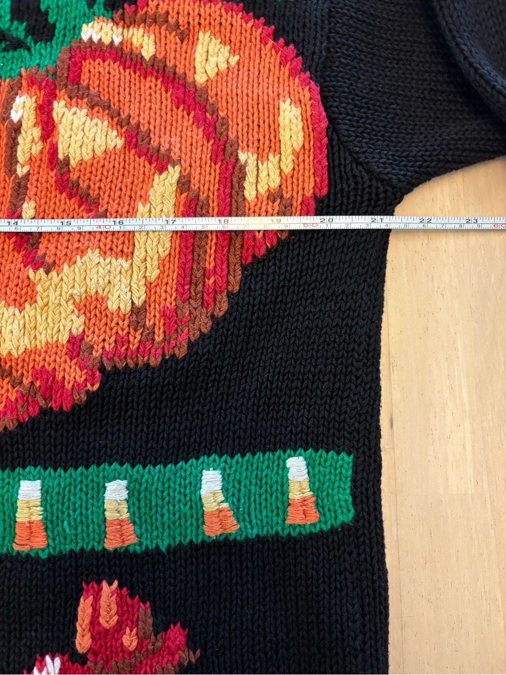 Vintage Alexandra Bartlett Halloween Knit Cardigan size M - Picture 5 of 8